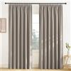 KGORGE Tende Oscuranti Camera da Letto per Interni Tenda Termica Isolante Freddo e Caldo con Fettuccia Curtains Soggiorno Moderne 2 Pezzi L 200 x A 245 CM, Sabbia