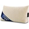 Amazinggirl Cuscino a cuneo da lettura per letto e divano Largo 70 cm - schienale per testata letto - grande poggiaschiena supporto per la schiena cuscino lombare per il divano Beige - Velluto a coste