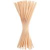 Hemiks 50 Pezzi Bastoncini per Diffusori, Bastoncini Legno per Diffusore, Bastoncini Profumatori Ambiente per Olio Essenziale Spa Hotel Ufficio a Casa (24 cm x 3 mm)