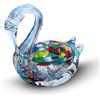 Gocce di Murano Ornamento Centrotavola Animale in Vetro Made in Italy, Lavorato Artigianalmente Secondo la Tradizione degli Artigiani di Murano Vetro Soffiato con Riflessi Interni