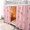 ITODA Tenda Per Letto A Castello Per Studenti, Elegante, Spessa, Da Privacy, Antipolvere, Oscurante, Zanzariera, Per Dormitorio, Singolo, Rosa (2 Pezzi), 1,15 X 2 M