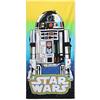 Disney Store Official telo mare in morbido cotone di R2‑D2 Star Wars, ad asciugatura rapida, per piscina e spiaggia, per bambini, H150 x W74cm