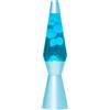 I-TOTAL® - Lampada Lava Spaceship Colorata Effetto Bolle Ipnotico, Design Retrò, Cera Fluida, Luce Rilassante, Lampada Decorativa per Casa e Ufficio (Base Blu, Liquido Blu e Cera Bianca)