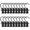 JSMTKJ 20Pcs Grucce Metallo Ganci con Pinza da Appendere Gruccia Appendiabiti Grucce Appendini Metallo Salvaspazio per Gonne e Pantaloni Ganci Cappelli Ganci Calzini Ganci Scarpe