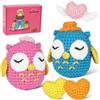 RoseFlower Kit uncinetto principianti, kit per principianti all'uncinetto con tutorial video passo passo, uncinetto set di animali fai da te per bambini e adulti