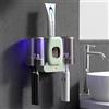 Tefola Porta Spazzolino UV Sterilizzatore, Dispenser Dentifricio Automatico, Intelligente Portaspazzolino Elettrico a Parete on sterilizzatore di asciugatura, adatto per la maggior parte delle case (verde)