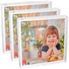 Sezanrpt Cornice per Foto Clear Booth 13x13 Confezione da 3, Cornici Quadrate in Plexiglass, Cornici in Acrilico per Foto 13x13, 10x10, 8x8