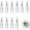 Cyberwork 36 Pin Micro Aghi microneedling 10 pezzi viso facciale Dermapen Aghi di ricambio Consigli Slot per cartuccia, Porta Bajonett, per Derma Pen elettrica Antirughe, dermapen facciale Imperfezioni (Bianco)