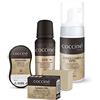 Coccine Cocciné - Set per la Cura Delle Scarpe, 4 in 1, kit Pulizia Scarpe Scamosciate, kit Pulisci, Cura in Pelle Scamosciata e Nabuk, Comoda applicazione, Pratica Spugna per la Pulizia