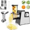 Stanew Tritacarne elettrico professionale da 2500 W con 5 lame inossidabili, multifunzionale, grattugia, accessorio completo, design compatto per preparazioni casalinghe
