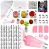 AZOMKER Beccucci Sac a Poche, Sac a Poche Professionali, Bocchette Sac a Poche, Kit Pasticceria Professionale, Set Pasticceria (129 Pezzi)