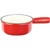 Rosenstein & Söhne Casserole Dishes - padella per fonduta: Pentola per fonduta di formaggio in ghisa, 16 cm (caquelon, pentola di formaggio, ghisa)