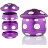 Viberium Grinder Metallo 45 mm- Grinder Belli Tritino, Grinders Kit Original, Accessori per Erbe, Herb Crusher Professionale, Macinino, 4 Pezzi, Viola