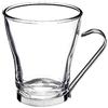 Bormioli Rocco 6 bicchieri da caffè e cappuccino con manici in acciaio inox, 22 cl