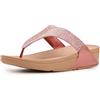 Fitflop LULU Crystal-Mix Metallic Toe-Post Sandali, Platino, 39 EU, platino, 39 EU