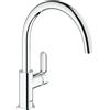 Grohe 31367000 Bauedge Miscelatore Monocomando Lavello, Cromo, (Vecchio Modello)
