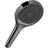 AXOR ShowerSolutions doccetta, 3 tipi di getto, 39773330, ShowerSolutions nero cromato [Rubinetteria Bagno > Doccette / Supporti]