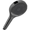 AXOR ShowerSolutions doccetta, 3 tipi di getto, 39773340, ShowerSolutions nero cromato spazzolato [Rubinetteria Bagno > Doccette / Supporti]
