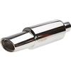 Simoni Racing ESR772 Marmitta Sportiva Oval Express Universale, Marmitta Sportiva, Scarico Universale per Auto, Uscita Ovale Inclinata, in inox