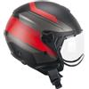 CGM 167K FLO CITY Nero Rosso opaco sagomata M1