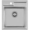 Foster 4151 050 Lavello da Incasso Monovasca 1 Vasca 44 x 50 cm Sopratop Serie Fortyfour Acciaio Inox 4151050