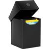 Konix Scatola porta carte TCG Deckbox per giochi di carte collezionabili - Formato 63 x 88 mm - Compatibile con Lorcana, Magic: The Gathering e Pokémon - Nero