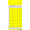EDI PRO EDIPRO - E3866GI - 100 schede orologio mensile (Solari) (colore giallo) f.to 22x10,4