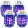 Leikurvo 4 lampade per zanzare, per insetti elettrici, per interni, camera da letto, cucina, ufficio, 4 pezzi