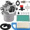 ZAMDOE 590399 Kit carburatore per Briggs & Stratton 21A902 21A977 21A907 21A877 21B902 21B907 21D807 Motore, con 794421 698413 697152 Filtro dell'Aria Tubo del Carburante Candela
