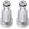 ARMYJY Filtro dell'acqua per macchina pulita per auto, 2 pezzi, collegamento ad alta pressione per Karcher K2-K7 175PSI 140° filtro