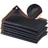 Lovesmile Telo Ombreggiante Occhiellato, 3x3M Ombreggiante con Occhielli, 80% Anti UV, Resistenza Allo Strappo rete Frangivento, Rete Ombreggiante con Occhielli per piante Serre Carport Piscine Cortili