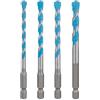 Bosch EXPERT HEX-9 Multi Construction Drill Bit 4pc set 5.5/6/7/8mm
