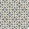Rasch Carta da parati 410235 - Carta da parati in tessuto non tessuto con effetto piastrelle, in blu e beige della collezione Beachhouse