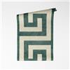 Livingwalls A.S. Création VERSACE VI Greek 791743 - Carta da parati in tessuto non tessuto, motivo meandro con medusa, colore oro e neutro, con superficie in vinile, 10,05 m x 0,70 m, colore: Verde/Grigio