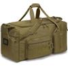 TONRUYN Borsone da viaggio da uomo, 120 l, resistente, da campeggio, 80 cm, extra large, borsa sportiva XL, Marrone, 32'', Viaggi, campeggio, sport, palestra, allenamento, boxe, escursionismo