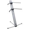 Classic Cantabile KS-100 Supporto Doppio per Tastiere Argento, Peso: 8