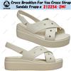 Crocs Sandali con cinturino incrociato Crocs Brooklyn For You Frappé 212254-2MC tag...