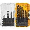 DEWALT Set di punte per trapano, 14 pezzi, 135 gradi, per plastica, legno e metallo (DWA1184)