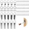 KATIMI 20 Ganci Per Foto Pesanti, Ganci A D Con 50 Viti, Ganci Per Foto Da Avvitare, Ganci Per Quadri Per Opere D'arte E Cornici (4 Misure)