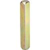 DTGN 50mmx8mm(LxW) Spindola per Maniglia Porta - 1 Pezzo - per Maggior Parte Maniglie Mortasa - Sisteme Azionamento Quadrato Ferro - Ricambio per Parti Maniglia Porta - Dorato