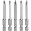 QUARKZMAN 5Pz #1 Punte Cacciavite Phillips PH1 1/4 Gambo Esagonale 2.56 (65mm) Lungo Acciaio S2 Magnetiche Inserti per Avvitatore per Cacciavite Elettrico Punte Trapano 0.197 (5mm) Asta