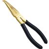 WEDO 8 Pinza a Becchi in ottone Curvo a 45 Gradi,Pinza a Becchi di Bloccaggio Utensili Manuali,Pinza professionali con manico in antiscivolo
