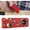 Fyearfly Pialla Manuale In Legno A 45 Gradi, Pialla Smussata Regolabile In Profondità per La Lavorazione Del Legno, Pialla Manuale Smussata A 45° Con Doppio Livella A Bolla, per Falegnami E Falegnami (Rossa)