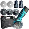 ZALASUNG Mini smerigliatrice angolare, batteria da 16,8 V, Mini Flex 28000 rpm/76 mm, mini smerigliatrice angolare professionale, adatta per il taglio e la lucidatura