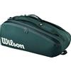 Wilson Borsa per racchette Wilson Blade V10 9Pk Racket Bag Green