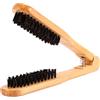 BORDSTRACT Professional Hairdressing Comb Brush, Wooden Straightener Hair Double Brush, Antistatic Straightening Comb for Salon, DIY