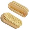 wangjiangda 2pcs Pennelli per Unghie Spazzolino Unghie Mani Spazzola per Pulizia in Bambù per Lavaggio di Mani Dito del Piede Decorazioni Unghie Nail Art Uomo Donna - Doppia Faccia