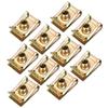 MOMOALA 10Pcs M6 6Mm Sportbike Carenatura Spire velocità Clip Morsetto Fissaggio Viti Dadi Kit per Auto Moto