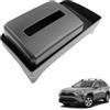 Coleya Vano Portaoggetti del Cruscotto Centrale Compatibile con Toyota RAV4 2019-2025, Centrale Console Portaoggetti con Fazzoletti Organizer, RAV4 Organizer con Tappetino Antiscivolo Nero