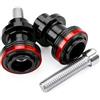 CCYYMOWOK Nottolini Moto M8 per Ducati Multistrada 950 1200 1260 S Enduro V4 S 2025 Sport V2 V2S Desert X 2021-2024 MTS V4 Rally Accessori Nottolini forcellone posteriore per cavalletto alzamoto (Rosso)